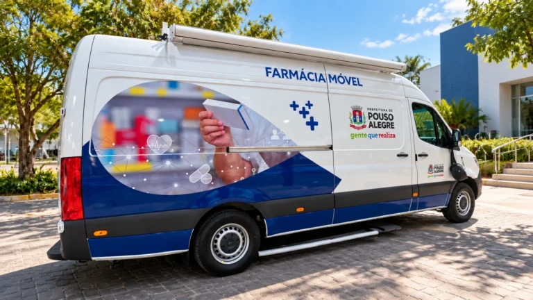 Farmacia móvil en furgoneta