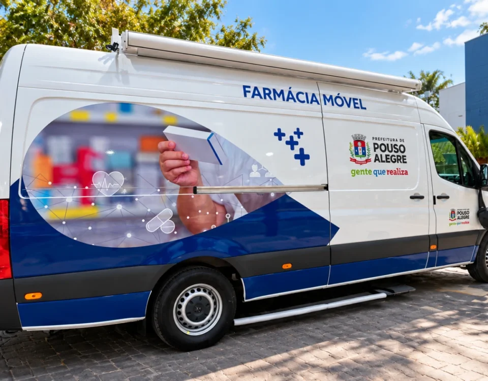 Farmacia móvil en furgoneta